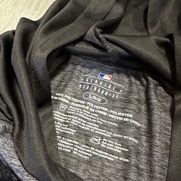 Toronto Blue Jays pullover hoodie long sleeve grey black MLB baseball team large - Picture 6 of 7